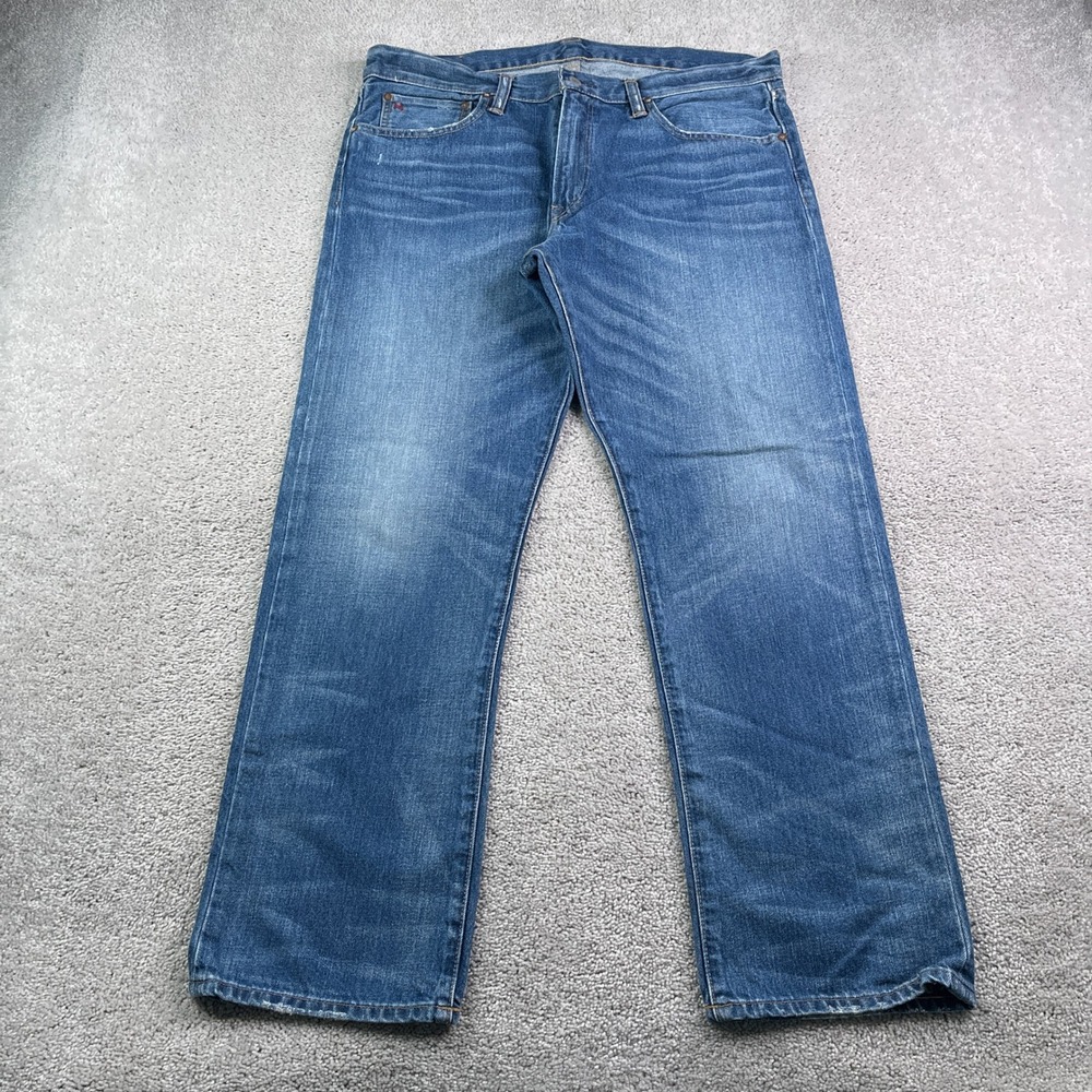 Polo Ralph Lauren Jeans Mens 36x30 Blue Classic 867 Straight Leg Denim Pants